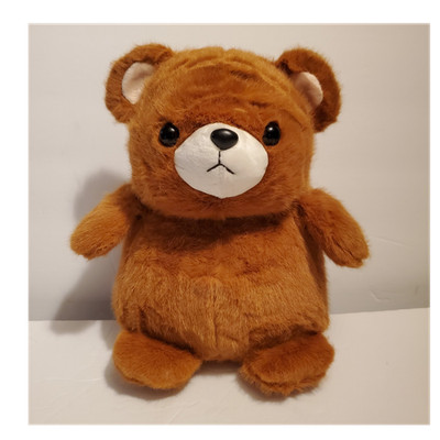 Medium Silly Brown Bear Stuffed Animal Plush Toy, 14-24 in