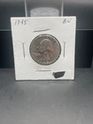 1945 Washington Quarter 25c Silver High Grade GEM BU