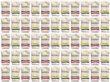 60 Units of Kids Cotton Tube Socks White With Stripes Size 4-6 - Boys Crew Sock