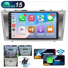 For 2007-2011 TOYOTA CAMRY 9" Android 15 Bluetooth Car Stereo Radio Carplay AHD