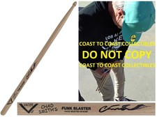 Chad Smith Red Hot Chili Peppers Drummer Signed Drumstick COA Proof Autographed