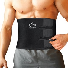 Waist Trimmer Belt Men Sweat Band Waist Trainer For Women Lower Belly Fat Tum...