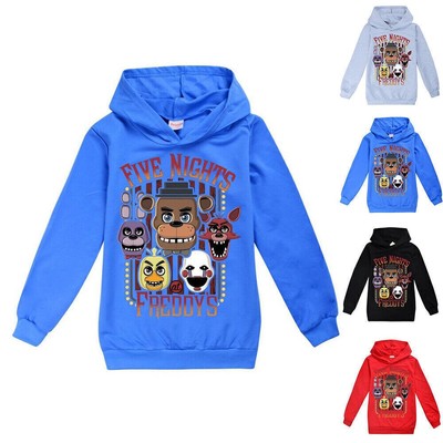 FNAF Five Nights at Freddy's Hoodie Sweatshirts Kids Boy Langarm Pullover Tops