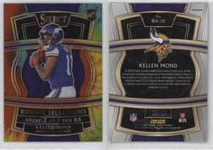 2021 Panini Select Rookie Selections Tie-Dye Prizm /25 Kellen Mond #RS-20 RC