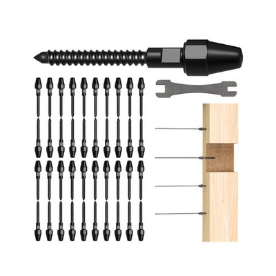 20 Pairs Black QuickLock Deck Wire Railing Kit, T316 Stainless Steel Tensione...