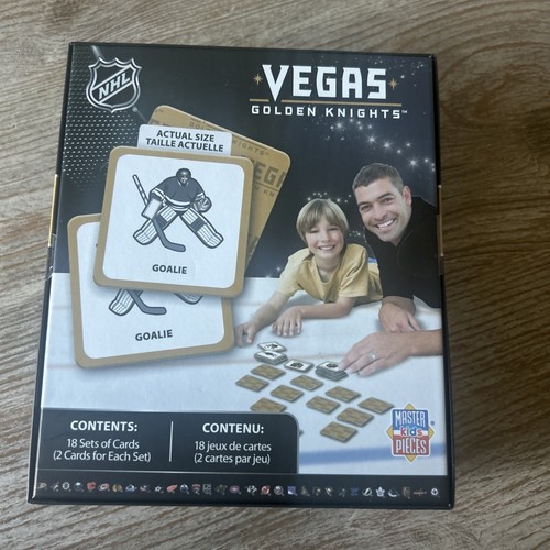 MasterPieces - Vegas Golden Knights - Juego de cartas a juego con licencia oficial de la NHL - Imagen 3 de 6