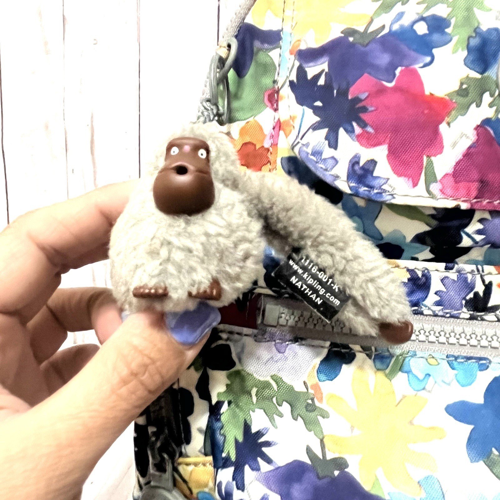 Kipling Seoul Small Backpack w/Monkey Nathan Zipp… - image 2