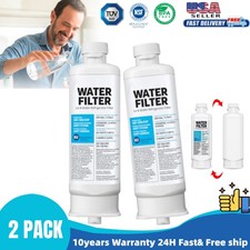 2 Pack Fit For Samsung DA97-17376B HAF-QIN/EXP Refrigerator Water Filter White