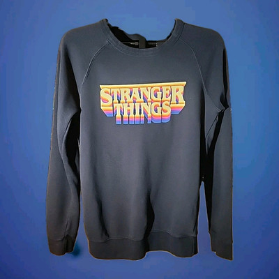 Stranger Things Official Netflix Long Sleeve Pullover Sweatshirt - Size Medium 