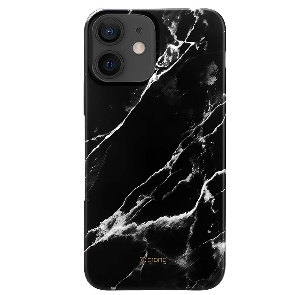 Coque Crong iPhone 12 Mini marbre pour le quotidien chic au bureau