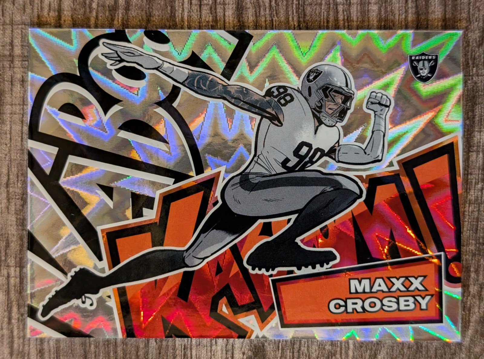 Maxx Crosby 2025 Absolute Kaboom Horizontal