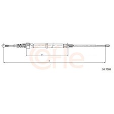 2x Handbremsseil hinten für VW Bora 1 1J2 1J6 Golf 4 1J1 1J5 NEW 9C1 | 24555160