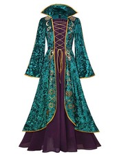 Winifred Sanderson Sisters Costumes Dress Women Hocus Pocus Costume Witch Cos...