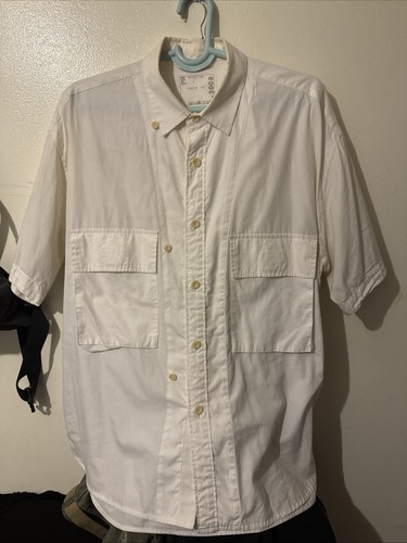 sacai flap-pockets short-sleeved shirt