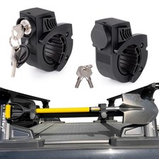 Shovel Holder Mount Kit Rubber Grip Quick-release Fits 0.79-1.79 Tool Handles