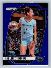 2024 Panini Prizm WNBA Lou Lopez Senechal #121 Blue Prizms #/199 Dallas Wings
