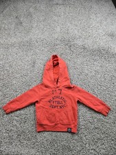 Polo Ralph Lauren Hoodie Toddler 2T Orange Pullover Pockets RL Athletic