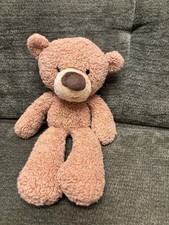 Gund Fuzzy Tan Light Brown Teddy Bear Plush Soft Toy Stuffed Animal