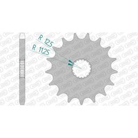 Afam Ritzel #525 17 ZäHne (FüR: Triumph Bonneville Bobber ABS DV01 17-20 )