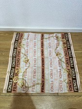 Fendi Chain Print Large Handkerchief Fashion Accessory Excellent Condition