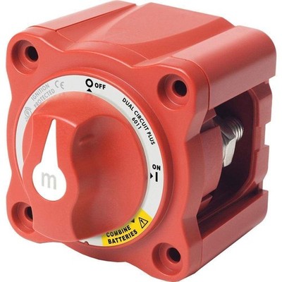 Blue Sea M-Series Mini Battery Switch Dual-Circuit Plus #6011