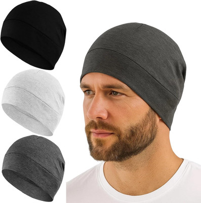 Fahrradmütze Unter Helm - 3 Stück Sommermütze - Leichte Dünne Baumwoll Cap