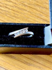 9ct White Gold Diamond Ring