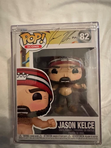 Funko POP! NFL Jason Kelce #82 Shirtless Vinyl Figure w/ Protector Cas