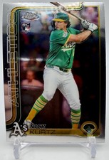 2025 Topps Chrome Update #USC178 Nick Kurtz RC Athletics