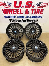 Bmw Staggered 22x922x10 Gloss Black Wheels Rims 5x112 5x120 W5