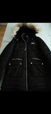 Everlast Damen Mantel Jacke Parka EUR44/UK16 Schwarz Polyester