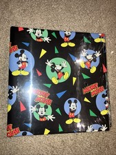 Vintage Holson Disney Mickey Mouse Unlimited 4  x6  Photo Book Album Made in USA