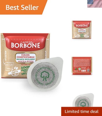 Caffe Borbone Authentic Italian Espresso Pods - 150 Count, Eco-Friendly & Creamy