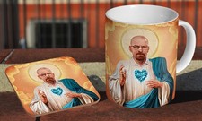 Bryan Cranston Heisenberg Holy - Ceramic Coffee / Tea Mug + Matching Coaster