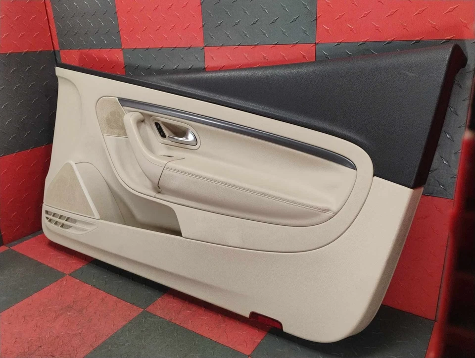 07-11 Volkswagen EOS Conv. Panel interior de la puerta delantera del pasajero derecho beige-QT Foto 4 de 4