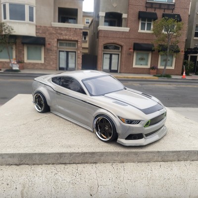 200mm 1/10 Custom Paint MUSTANG 4Tec-2  Drift RDS HPI DC10 MST Drift Body Only