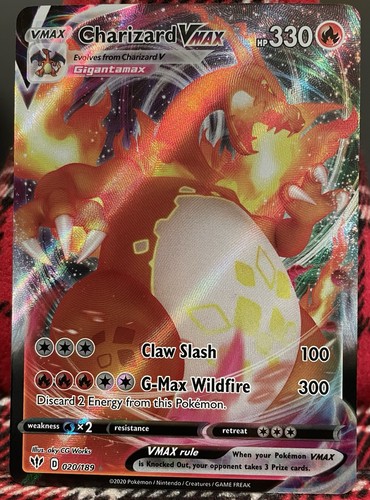 Charizard VMAX 020/189 Swsh03: Darkness Ablaze Holo - Bild 3 von 8