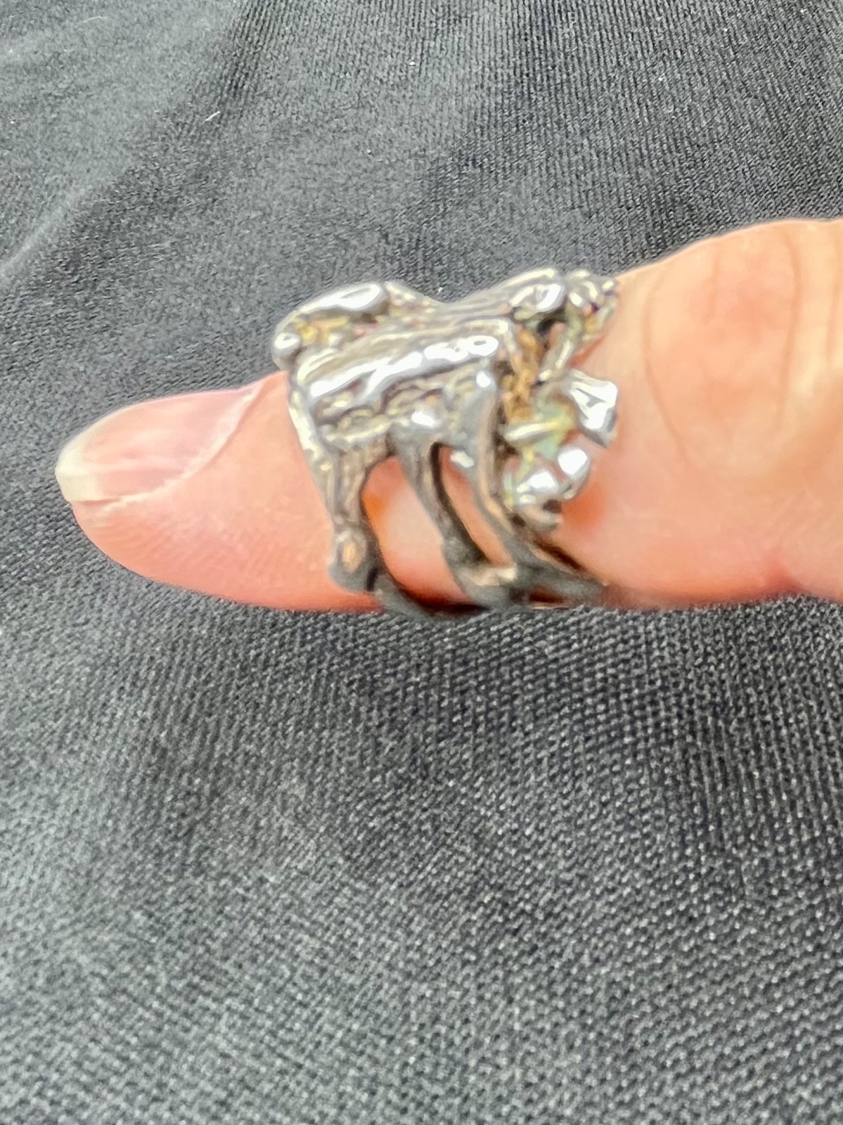 sterling bone ring - image 6