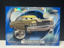 2026 Topps Chrome Sapphire Disney Tex Dinoco #19 Cars