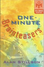 One Minute Brainteasers Alan Stillson Paperback Book Very Good