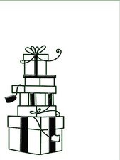 CRAFTS TOO EMBOSSING FOLDERS "GIFTS" CTFD3070 FOR CARDS SCRAPBOOKING