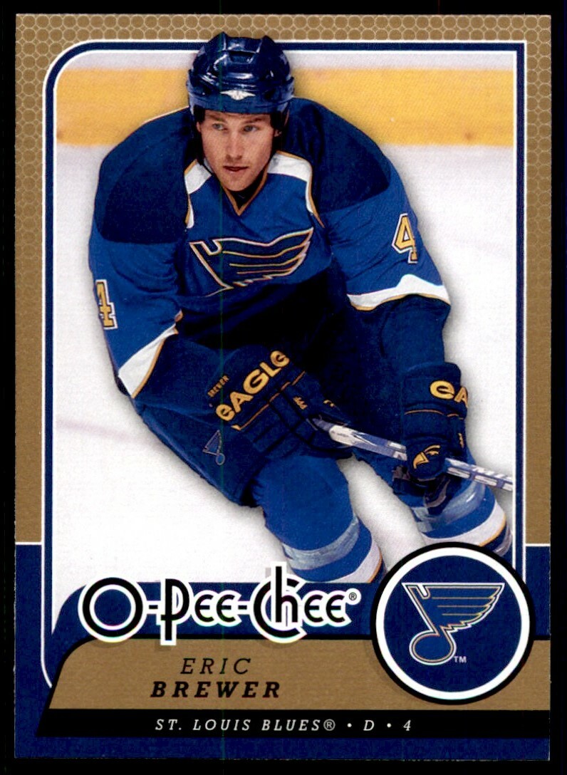2008-09 O-Pee-Chee Eric Brewer St. Louis Blues #116