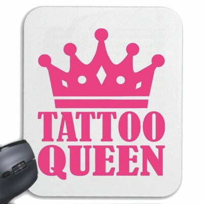 MOUSEPAD MAUSPAD TATTOO QUEEN TÄTOWIEREN TATTOO STUDIO COVER UP 3-D TATTOO