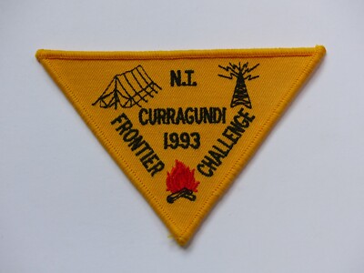 Unused 1993 Curragundi N.T. Frontier Challenge Australia Scouts Boy Scout Badge