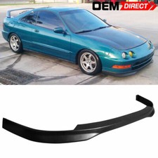 Fits 98-01 Acura Integra T-r Type Front Bumper Lip Spoiler Unpainted Black Pp
