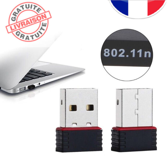CLE WIFI USB Sans Fil Dongle Réseau Wireless 150Mbps usb wifi dongle mt7601