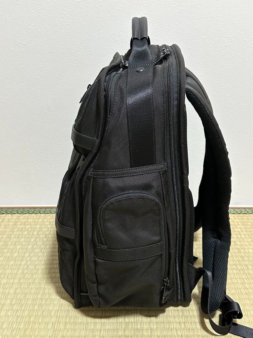 Tumi Alpha 3 Brief Pack Backpack Black Shoulder Bag Business Travel Nylon Outlet View 4