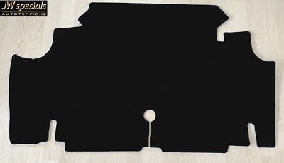 Kofferraummatte Teppich für Ford Mustang Fastback 65-67 schwarz Schlinge Kunstl.