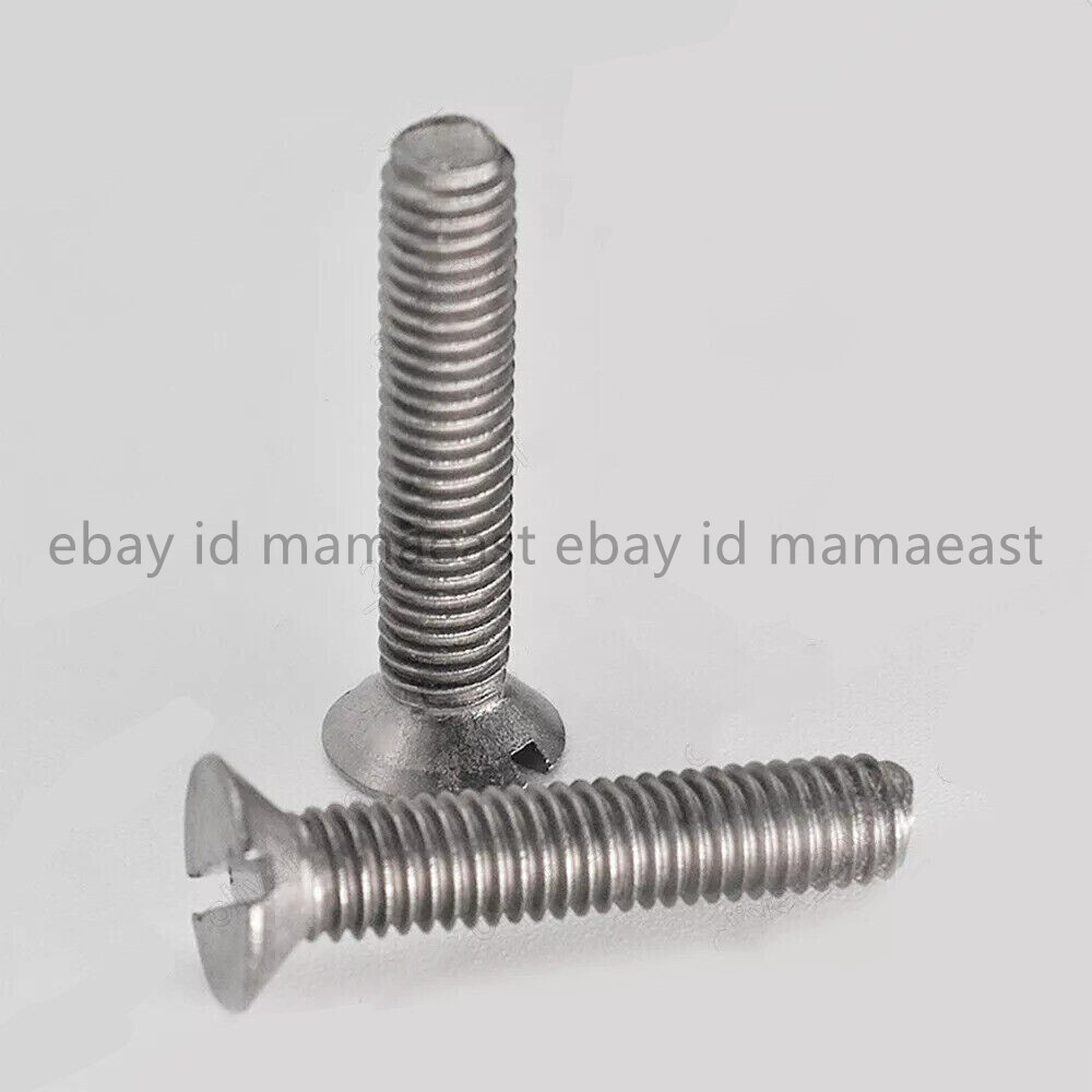 Titan Zylinderkopfschrauben mit Schlitz DIN84 M1 M1,2 M1,4 M1,6 M2 M3 M4 M5 M6