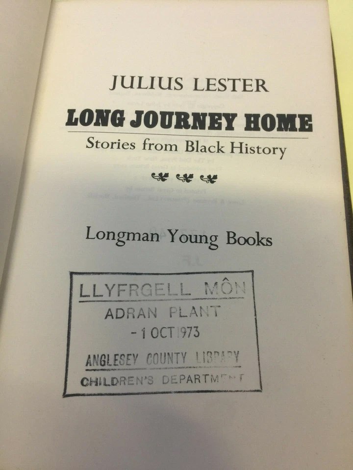 JULIUS LESTER LONG JOURNEY HOME STORIES FROM BLACK SLAVERY HB DJ 1972  - Image 2 of 4